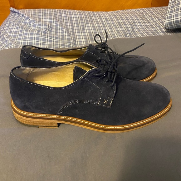 Navy blue wolverine dress shoes size 11.5 - Picture 2 of 3